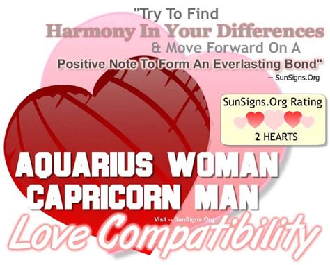 capricorn man aquarius woman